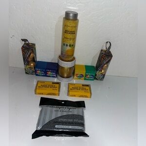 Lemon Scented Bath Set with Shea Butter Soap